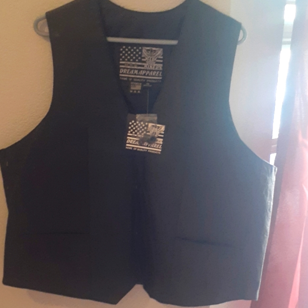 Leather vest